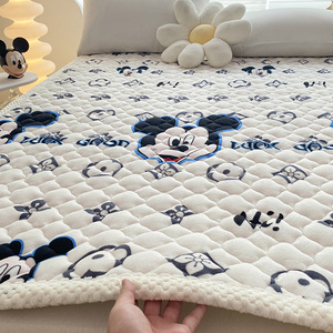 冬季牛奶珊瑚绒羊羔毛毯床单件加厚保暖铺床垫床毯法兰绒毛绒毯子