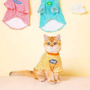 可爱猫咪衣服秋季薄款幼猫宠物夏装小猫布偶猫猫防掉毛猫衣服蓝猫