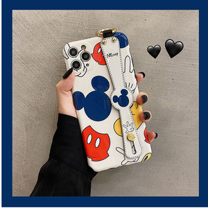 米奇老鼠背影腕带华为mate30pro手机壳nova可爱p40支架p30女款p潮款7