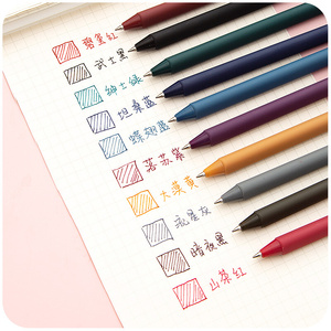 笔学生用复古风手账彩笔创意可o爱日系做笔记莫兰迪颜色彩色中性