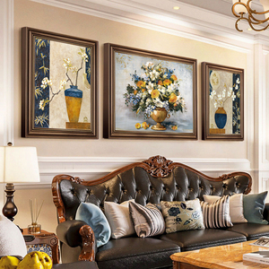 客厅装饰画挂画欧式大气高档