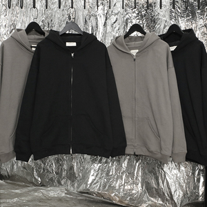 fog fear of god上帝灰拉链开衫外套宽松套头帽高街嘻哈男女ins潮