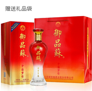 厂家直销御苏缘御品苏中国梦6白酒52度浓香粮食酒480ml*6瓶礼盒装