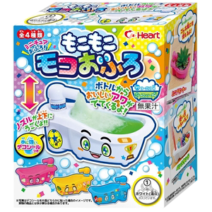 小玲玩具日本食玩手工自制DIY可食冒泡神奇浴缸泡沫饮料 小小世界