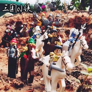 乐高积木古代三国志演义五虎将关羽赵云张飞曹操第三方小人仔玩具