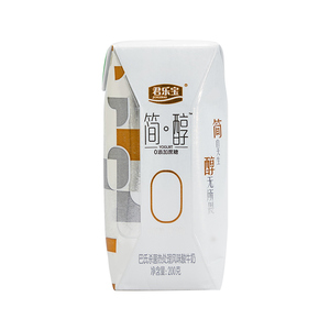 君乐宝简醇0蔗糖酸奶私人订制款早餐酸牛奶200g*12盒整箱礼盒装