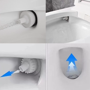 脉冲马桶喷水头刷圈出水口坐便器虹吸下喷水头通用款喷嘴冲水配件