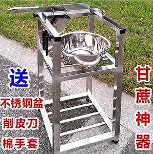 切甘蔗匝刀不锈钢甘蔗铡刀架子切节机切扎刀闸刀甘蔗切片机切块