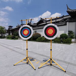 靶场加厚草靶箭靶弓箭靶子狩猎射击靶草编墙靶直拉弓箭射击靶箭管