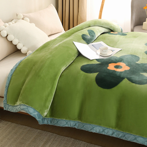 7斤拉舍尔毛毯加厚冬季保暖珊瑚绒毯子单人午睡法兰绒毯床上盖毯