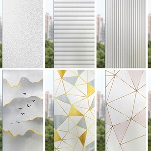 磨砂玻璃贴纸防窥视办公室卫生间厨房家用贴窗纸隐私窗户玻璃贴膜