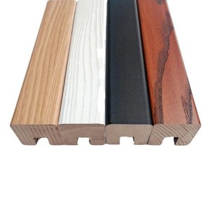 深圳厂家直销纯实木玻璃扶手卡槽护栏栏杆现货烤漆现代极简u型槽