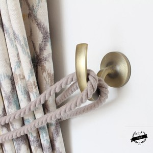 免打孔窗帘挂钩墙钩固定窗帘绳子绑带装创意墙勾现代简约配件