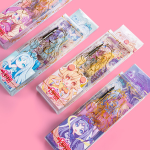 叶罗丽钢笔女生可爱梦幻流沙少女心可替换墨囊小学生摩易擦热敏.