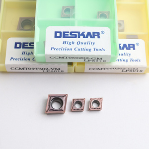 DESKAR戴斯卡菱形数控刀片CCMT09T302-VM LF6018不锈钢镗孔02刀尖