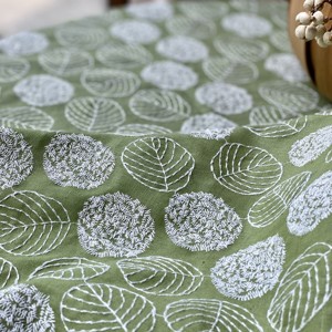 重工立体刺绣布料日系风小清新精致提花绣球手工diy桌布包包