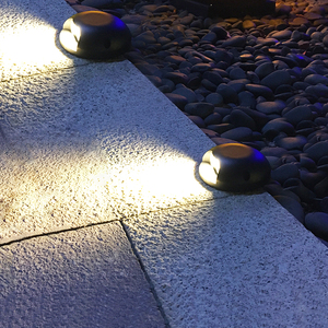 地灯户外防水庭院别墅花园室外草坪灯广场圆形步道led透光地埋灯