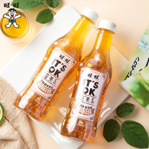 旺旺梅酒风味乌龙茶绿茶旺仔无色素无添加饮料380ml*12瓶