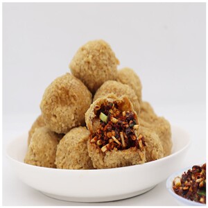 邮贵州特产遵义小吃手工豆腐果豆腐圆子 豆腐丸子火锅配菜油豆腐