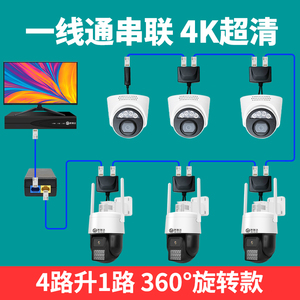 监控设备套装全套超市一线通摄像头监控器全套设备配件硬盘录像机