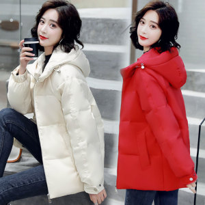羽绒服女新款简约宽松唯品会特卖轻薄保暖白鸭绒外套五色气质百搭