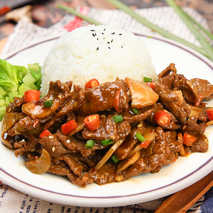 粮农小炒黄牛肉料理包160g20包外卖速食商用盖浇饭快餐半成品料包