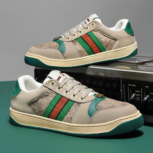 酷奇脏脏鞋复古做旧男鞋g家经典款板鞋真皮休闲小白鞋情侣运动鞋