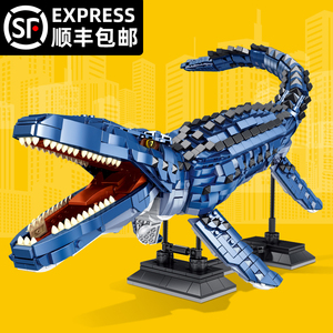 乐高沧龙侏罗纪公园恐龙成年积木拼装龙玩具男孩成人高难度巨大型