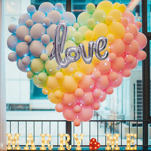 气球爱心墙