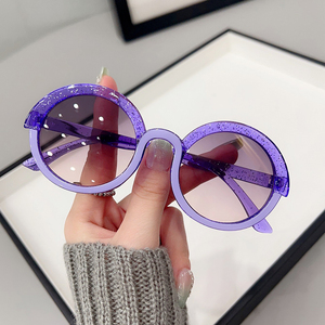 儿童太阳镜男童防紫外线儿童眼睛2024新款韩版墨镜女童玩具眼镜