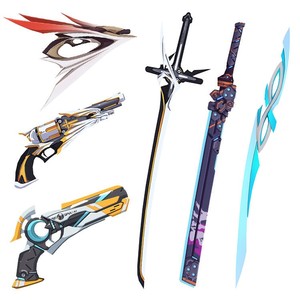 崩坏三武器合集可手持琪亚娜芽衣爱奇幻3d纸模型cosplay道具diy