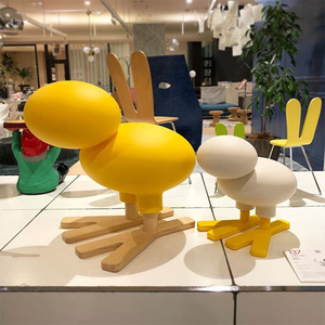 设计师创意家具动物椅小鸡椅玻璃钢小鸟椅快乐鸟装置饰品卡通简约