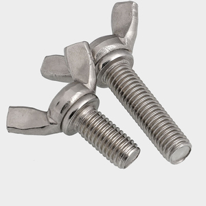 m6m8m10m12 304不锈钢蝶形螺丝羊角螺杆元宝手拧螺丝加长蝶型螺栓