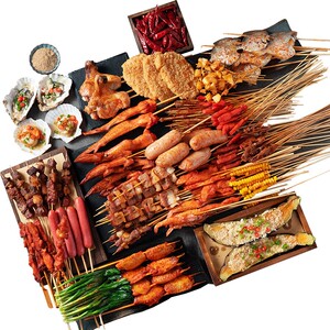 烧烤食材半成品新鲜烤肉羊肉串串10-12人套餐上海顾村共青公园bbq