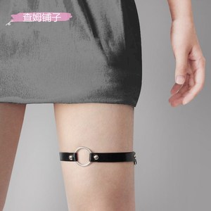 腿环饰品大腿圈腿带朋克腿圈绑带原宿防滑袜夹原宿日系jk吊袜带