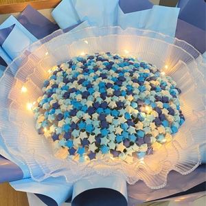 手工星星花束成品棒棒糖男朋友生日礼物送女朋友闺蜜惊喜亲手做.