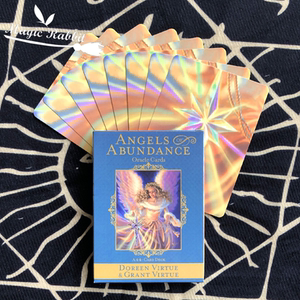 定制英文神谕卡angels of abundance oracle丰盛富有的天使神谕卡
