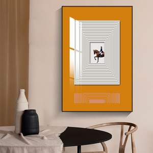 客厅装饰画爱马仕