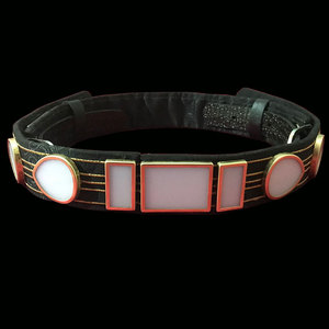 [大汉天工]汉服革带腰带明制金镶玉带复原款实束圆领袍三段式革带