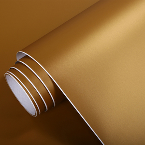 金属即时贴哑光喷砂金色贴纸装饰不干胶家用贴纸自粘不锈钢金箔