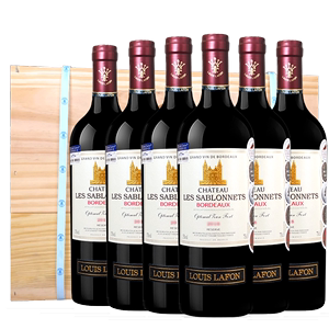 法国原瓶进口路易拉菲LOUIS LAFON优樽堡波尔多干红葡萄酒整箱