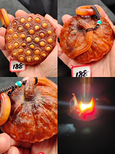 00木艺缘养生坊淘宝东北琥珀木原木料松明子手把件沉化老料北沉香车