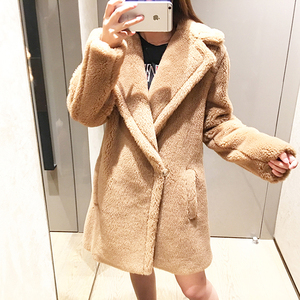 意大利代购maxmara ofelia teddy 短款女士泰迪熊外套 羊绒大衣