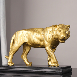 招财金钱豹摆件客厅办公室桌面家居装饰品高端大气上档次开业礼品