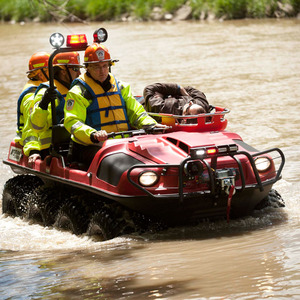 水陆两栖救援车水路两用车摩托车沙滩车应急救援装备国产八轮车