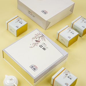 安吉白茶包装盒高档通用大号一斤装500g正安溧阳特产茶叶礼盒空盒