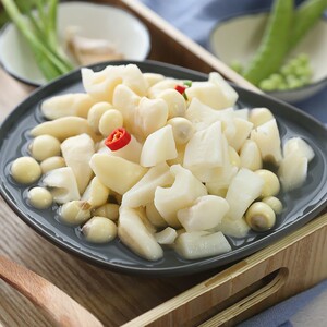 【下单立减】荷塘三宝45g湖北特产酒店名菜嫩莲米嫩菱角新鲜莲藕