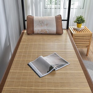 榻榻米凉席定制尺寸专用夏季儿童裸睡大床孕妇炕上用的农村家用