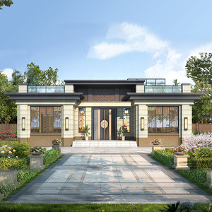 单层别墅设计图纸效果图