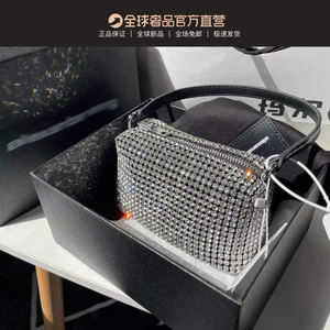 zara女包2020大王水钻包包满钻钻石小方包腋下包单肩斜挎小手提包